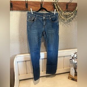 Melissa McCarthy Seven 7 Womens Straight Leg Jeans 16W Blue Medium Wash